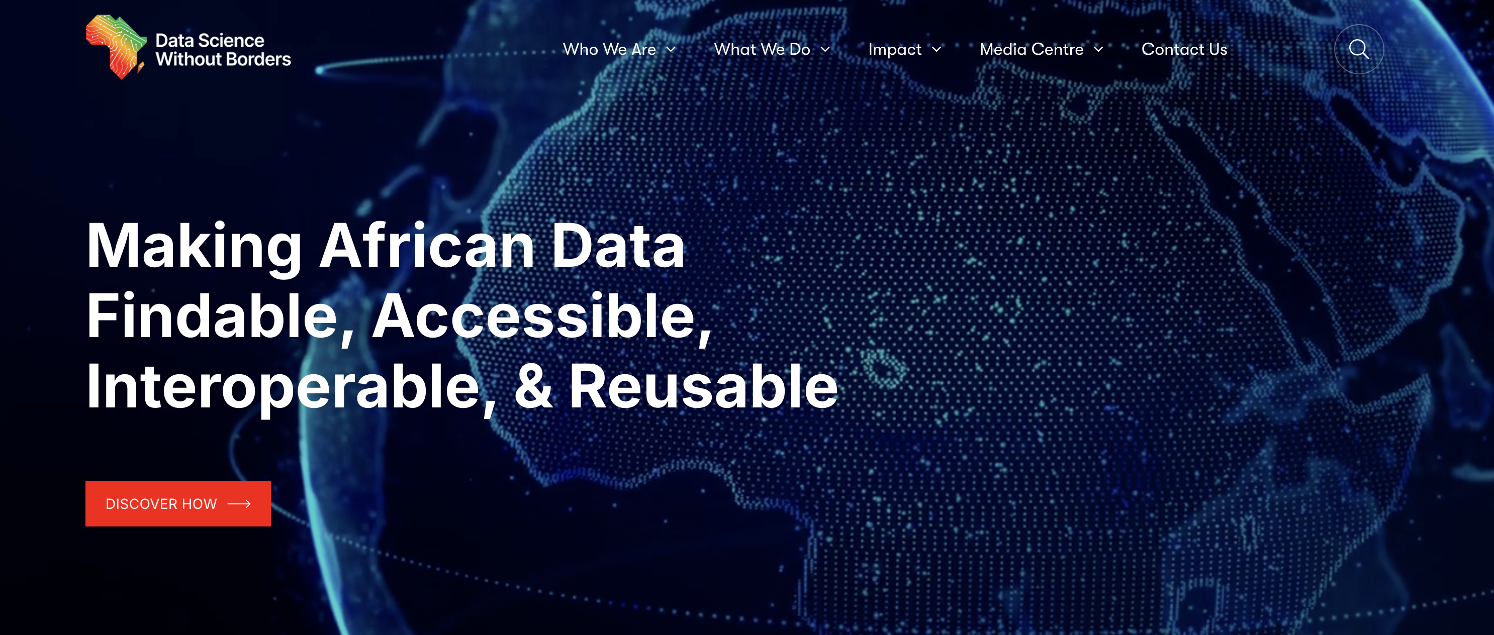 Data Science Without Borders Website Screenshot
